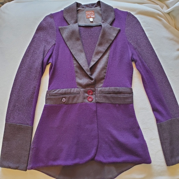 Paper People Clothing upcycled blazer - Picture 1 of 12